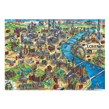 Puzzle Mapa de Londres - Banbury Arte